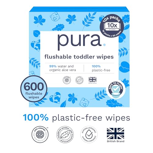 Flushable Toddler Wipes for Sensitive Skin