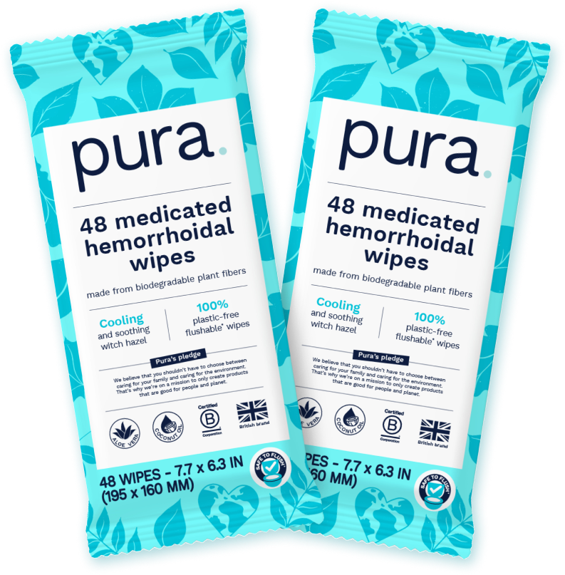 Medicated Hemorrhoidal Wipes