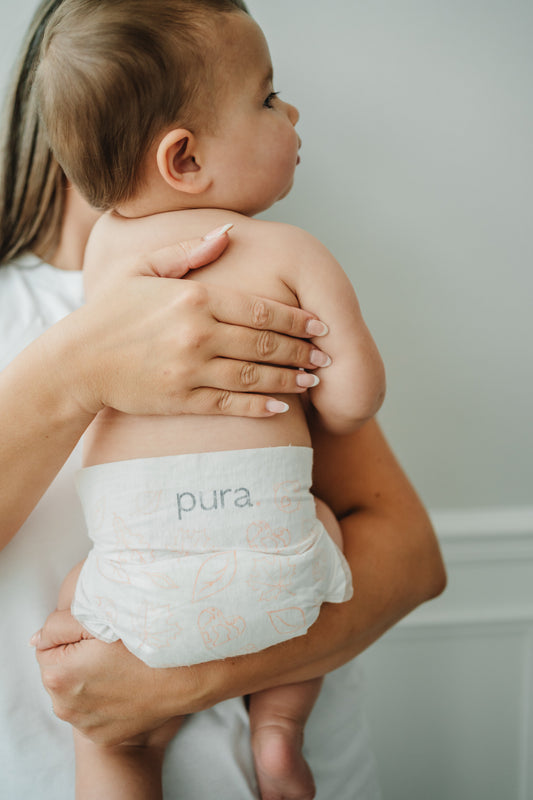 Baby in Pura diaper