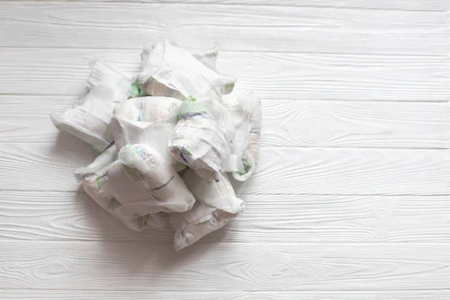 What can be done with recycled diapers?