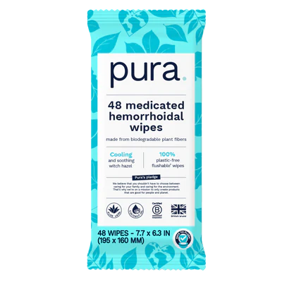 Medicated Wipes  (Adult)