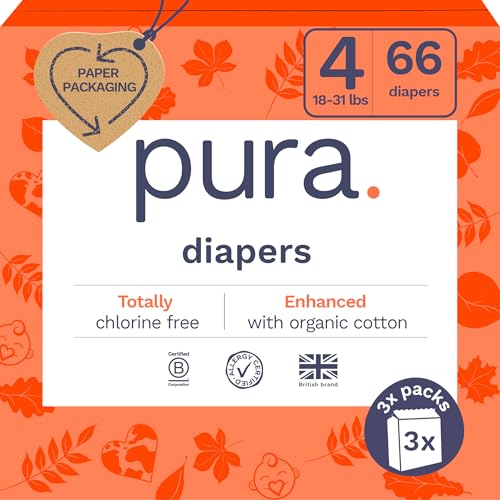 Diapers- Super Soft & Safe for Sensitive Skin - Size 4- 3 pack