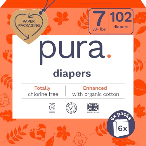 Diapers- Super Soft & Safe for Sensitive Skin - Size 7 - 6 pack