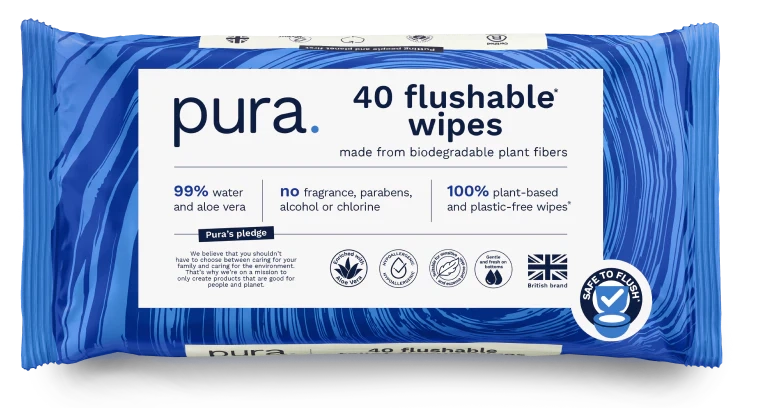 Flushable Toilet Wipes