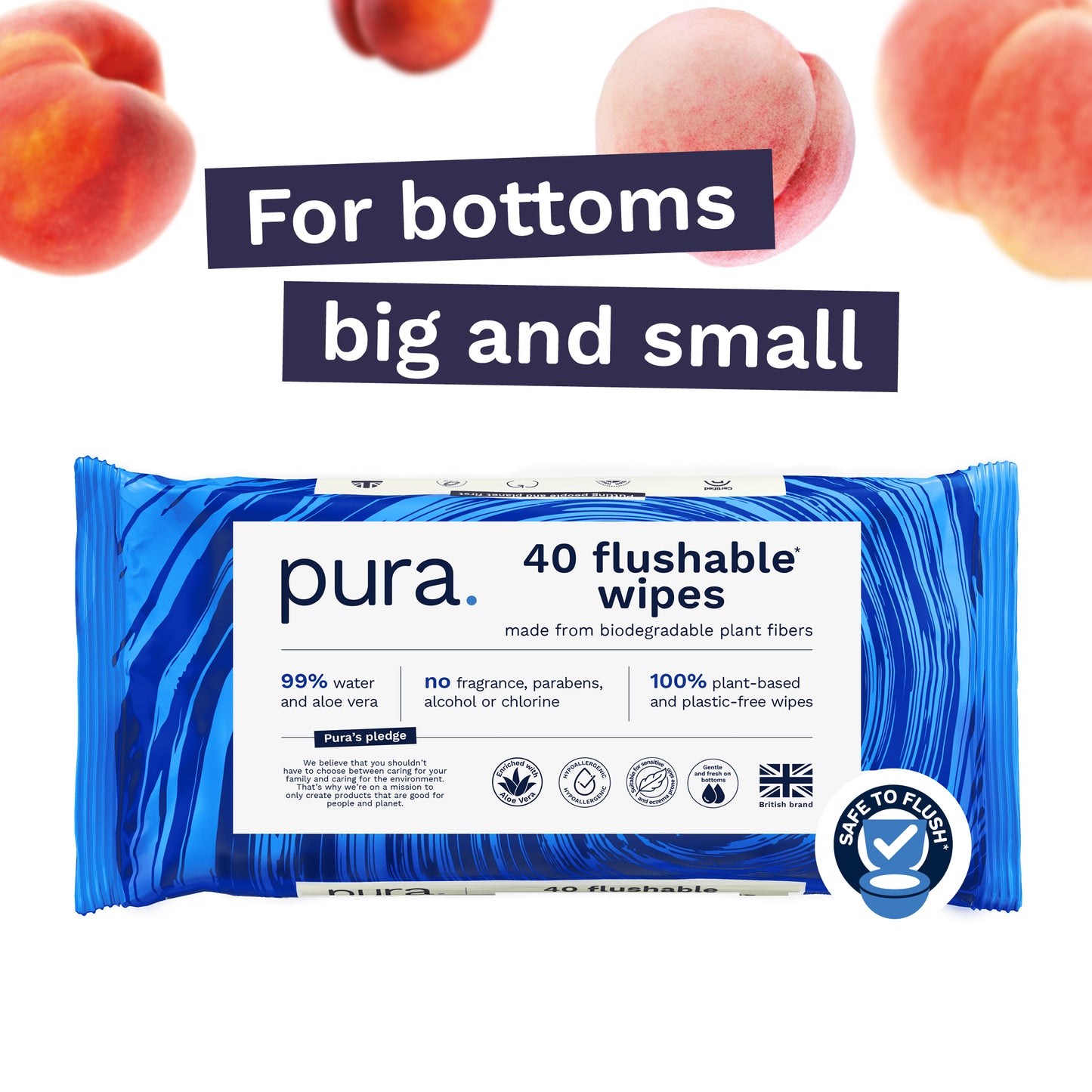 Flushable Toilet Wipes