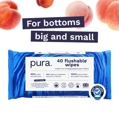 Flushable Toilet Wipes