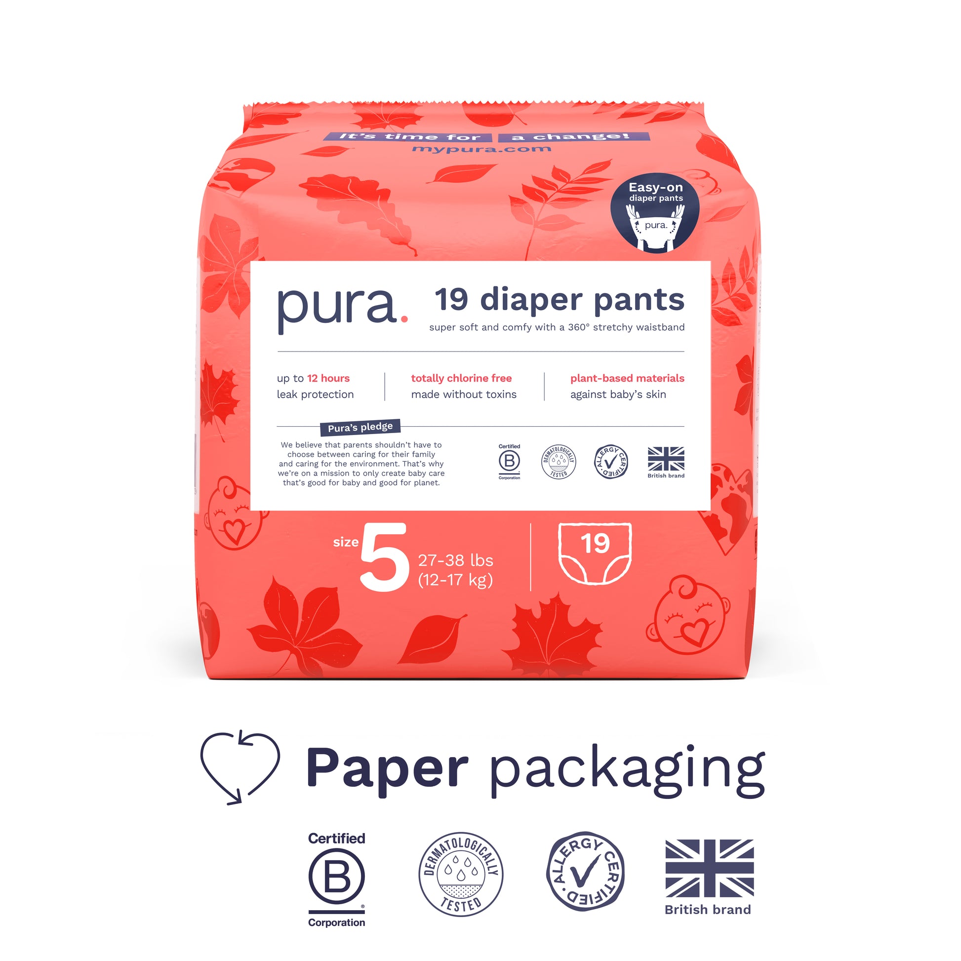 Pull On Diaper Pants for Sensitive Skin