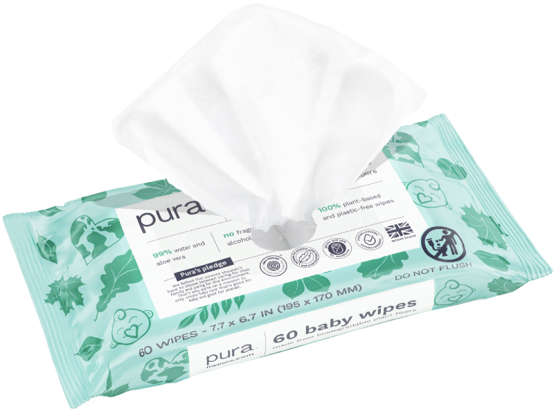 Pura Hypoallergenic Healthy Baby Diapers and Wipes