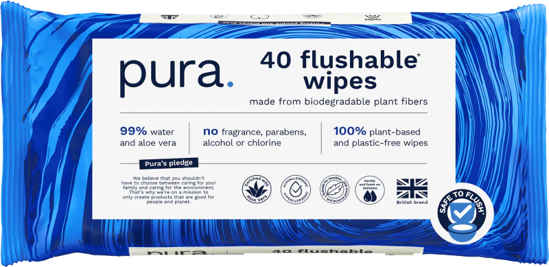 Flushable Toilet Wipes